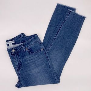 Artisan NY Frayed Hem Ankle Jeans Size 8